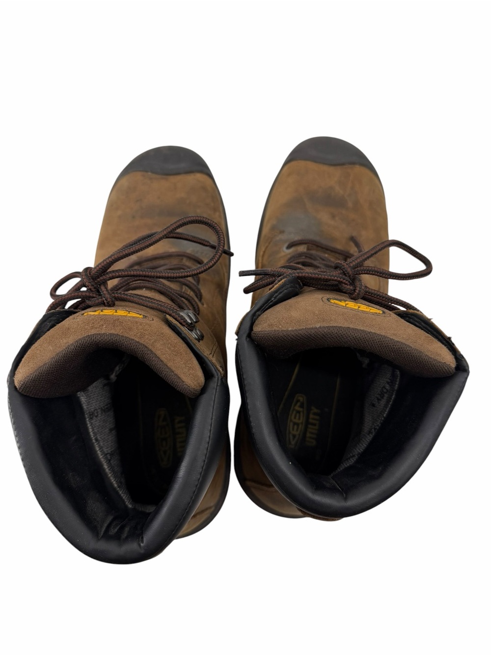 KEEN Utility Workboot ASTM F2892-11 Men's 12EE Brown Waterproof Soft Toe Boots - Picture 7 of 11